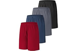 Resinta Boys Shorts Toddler Boy Shorts Athletic Quick Dry Kids Basketball Soccer Gym Shorts with Pockets Elastic Waist