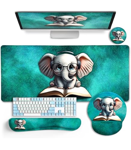 Miffy Friends Desk Mats | Miffy Mouse Desk Mat, Non-slip Desk Mat, Miffy Mouse Pad, Computer