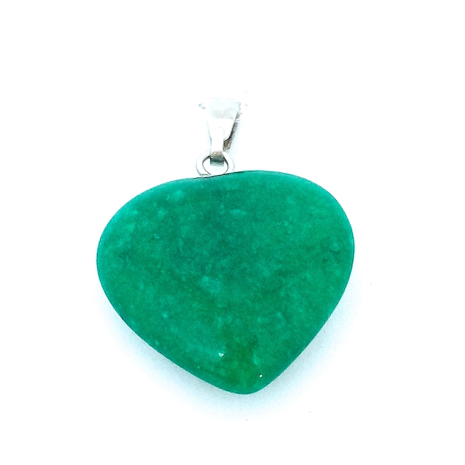 Colgante mineral forma de corazón jade de China ideal como regalo de