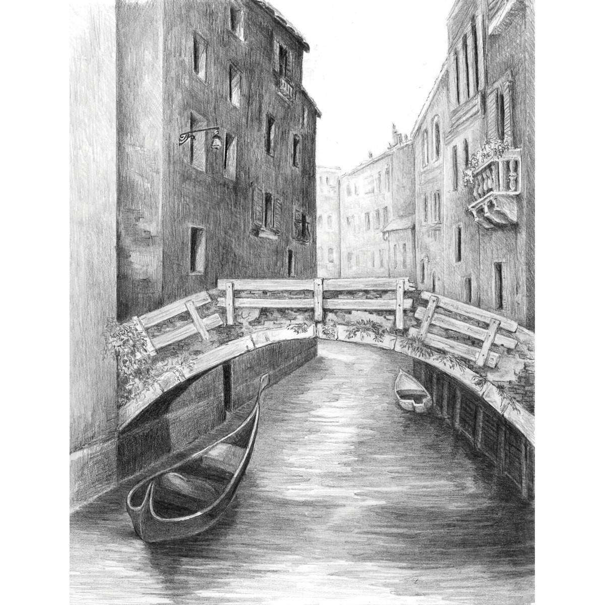 Royal & Langnickel Sketching Made Easy A4 Size Venice Bridge Designed Painting Set