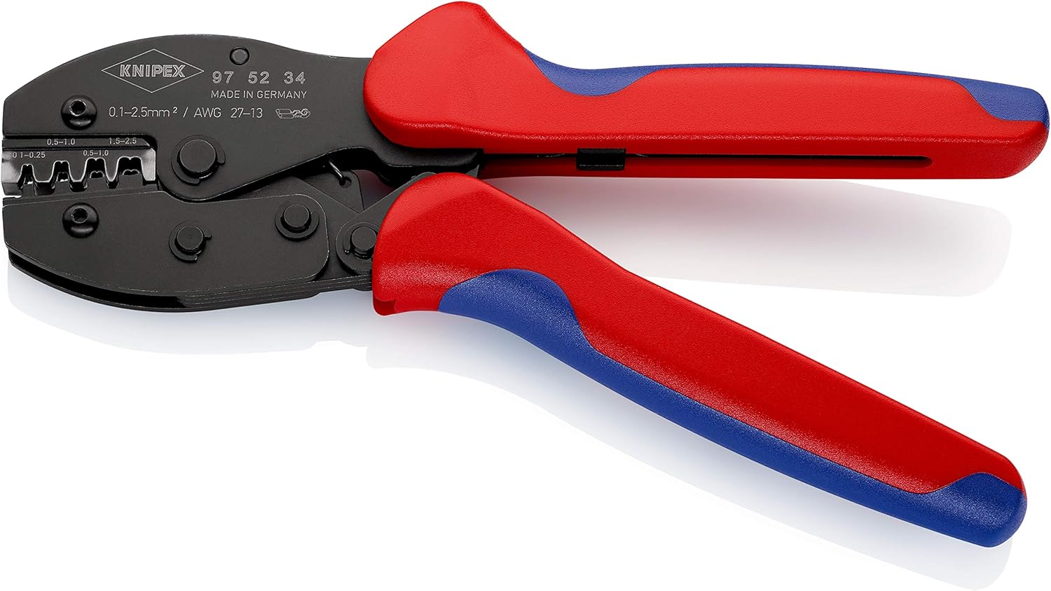 KNIPEX Preciforce Crimping Pliers with Multi-Component Handles 220 mm, 97 52 34, Multi Color, 230 x 76 x 32 mm - Image 4
