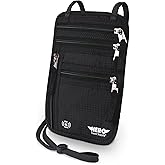 HERO Neck Wallet, RFID Blocking Passport Holder - Easy to Conceal and Pouch