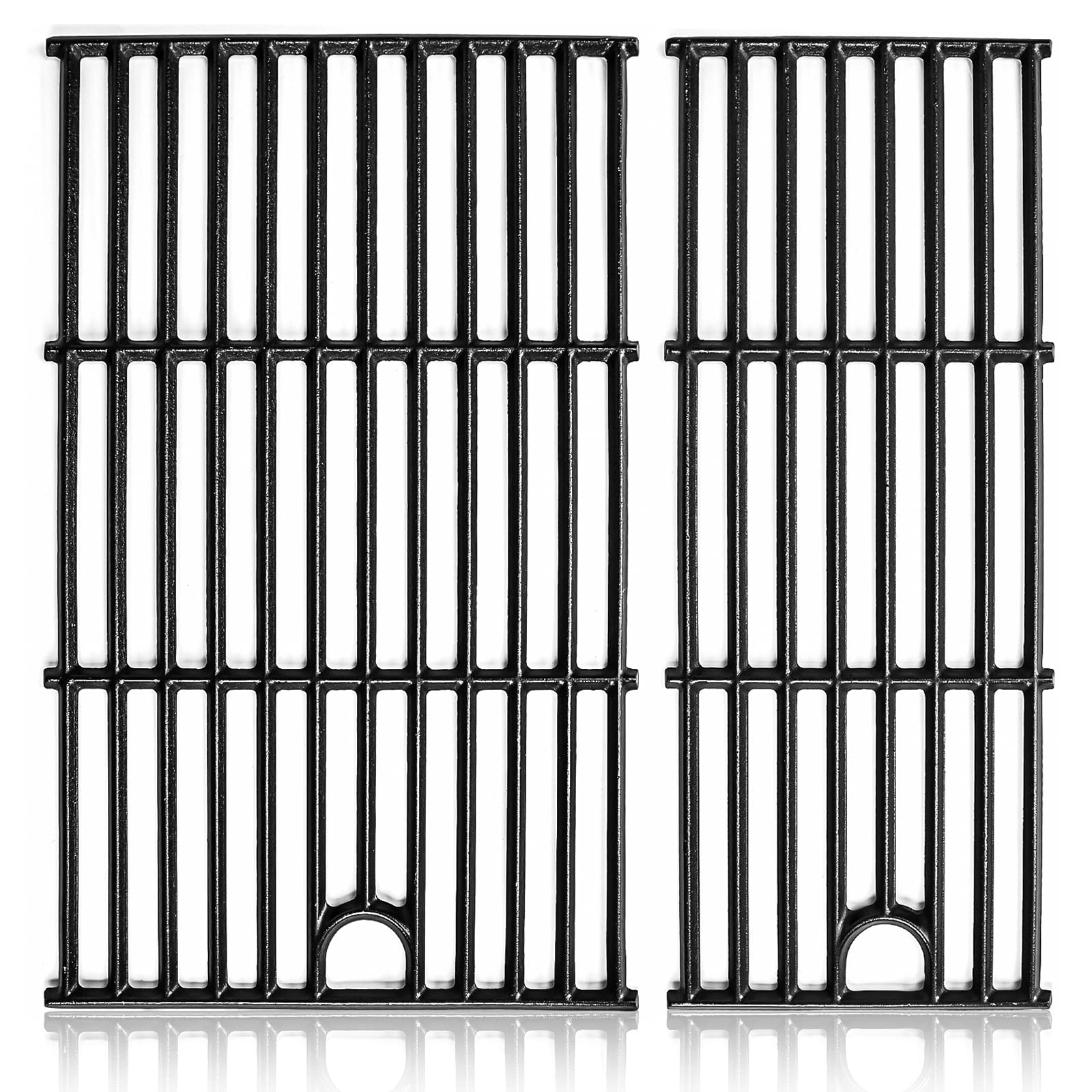 Uniflasy Cast Iron Cooking Grates fits CharBroil 2-Burner 463630021 463655021 463655421 463655621,Grids for Charbroil 463660421 463654022 463660021 463644220 463632320 Replacement Grill Grates Image Uniflasy Cast Iron Cooking Grates fits CharBroil 2-Burner 463630021 463655021 463655421 463655621,Grids for Charbroil 463660421 463654022 463660021 463644220 463632320 Replacement Grill Grates Image