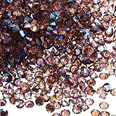 M METERXITY 14000 Pack Wedding Table Scatter Confetti Crystals Acrylic Diamond Vase Filler Gems Apply to Table/Centerpiece/Decor/Bridal (3mm Dark Brown AB)