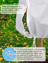 Abimars 2 Pack Garden Fleece 200x200 cm 80gsm Frost Protection Covers view 4