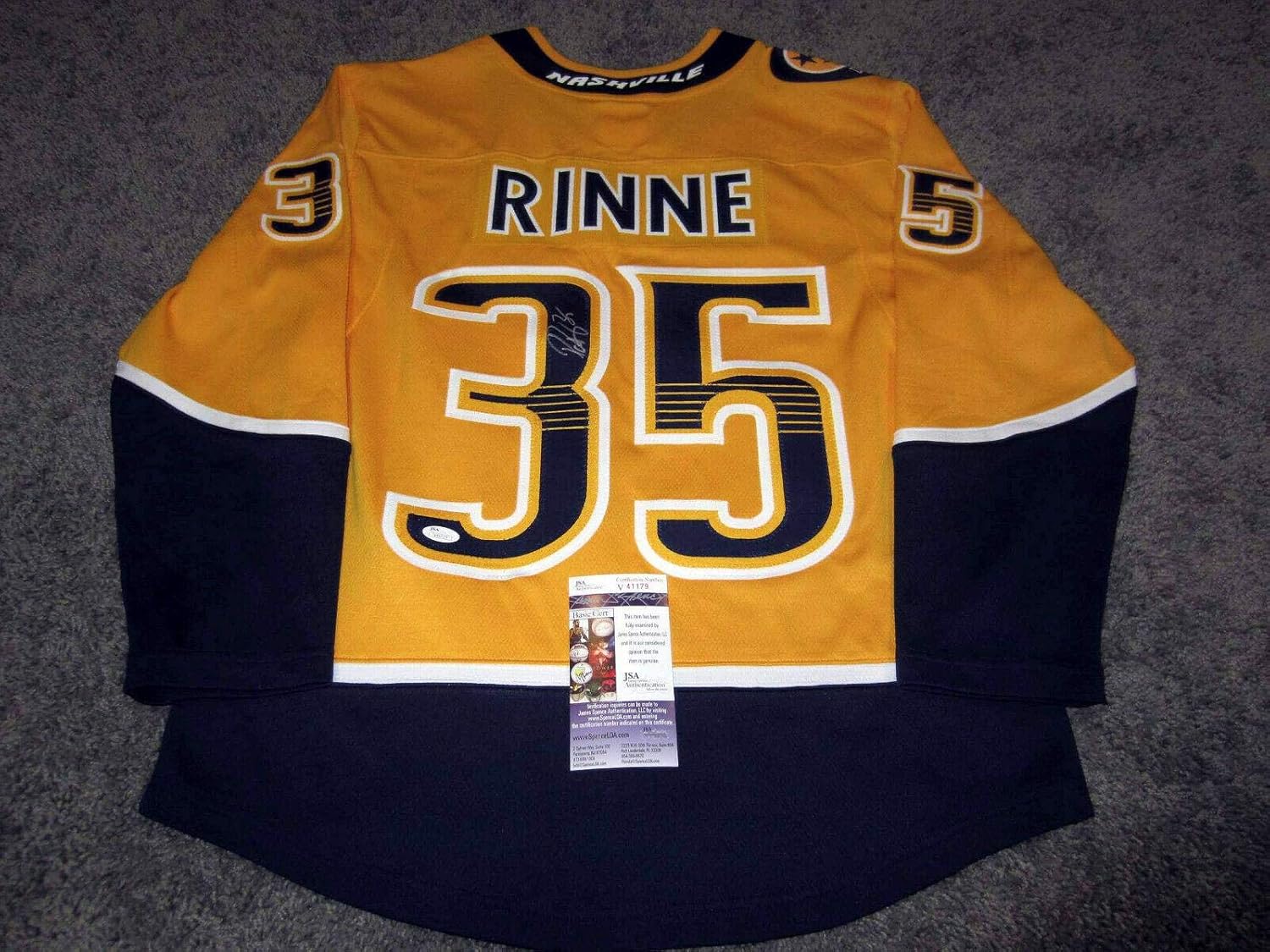 pekka rinne jersey