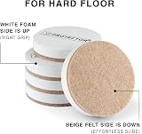 X-Protector Felt Furniture Sliders 16 Pack 9 cm Heavy Duty Floor Protectors view 3