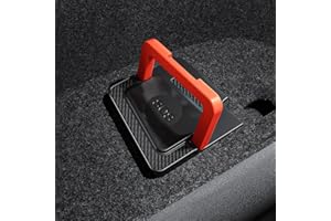 YONZEE Emergency Escape Handle for Tesla Model Y Juniper, Carbon Fiber Pattern Safety Pull Handle, Compatible with 2025-2026 Model Y Door Release, Easy Installation, Durable ABS Material