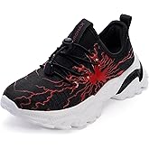 BRONAX Little/Big Boys Comfortable Graffiti Personality Tennis Shoes