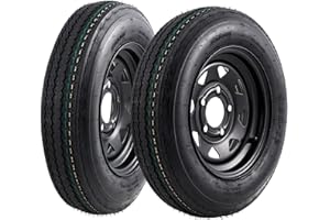 MERXENG Set of 2 4.80-12 4.80x12 480-12 4.80-12 Trailer Tires, 5 lug on 4.5", Load Range C 6PR