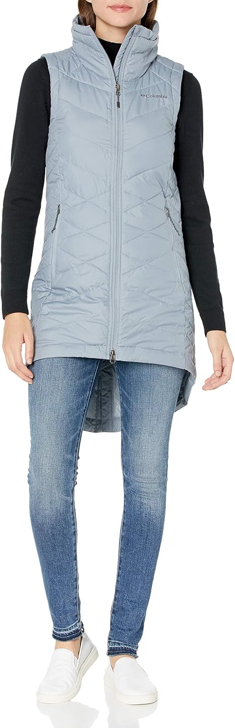 columbia long vest