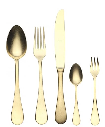 Mepra 1097VI22030D - Cubertería especial unificada, color dorado