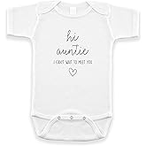 Pineapple Pancake Kids Hi Auntie I Can't Wait To Meet You Pregnancy Announcement for Sister