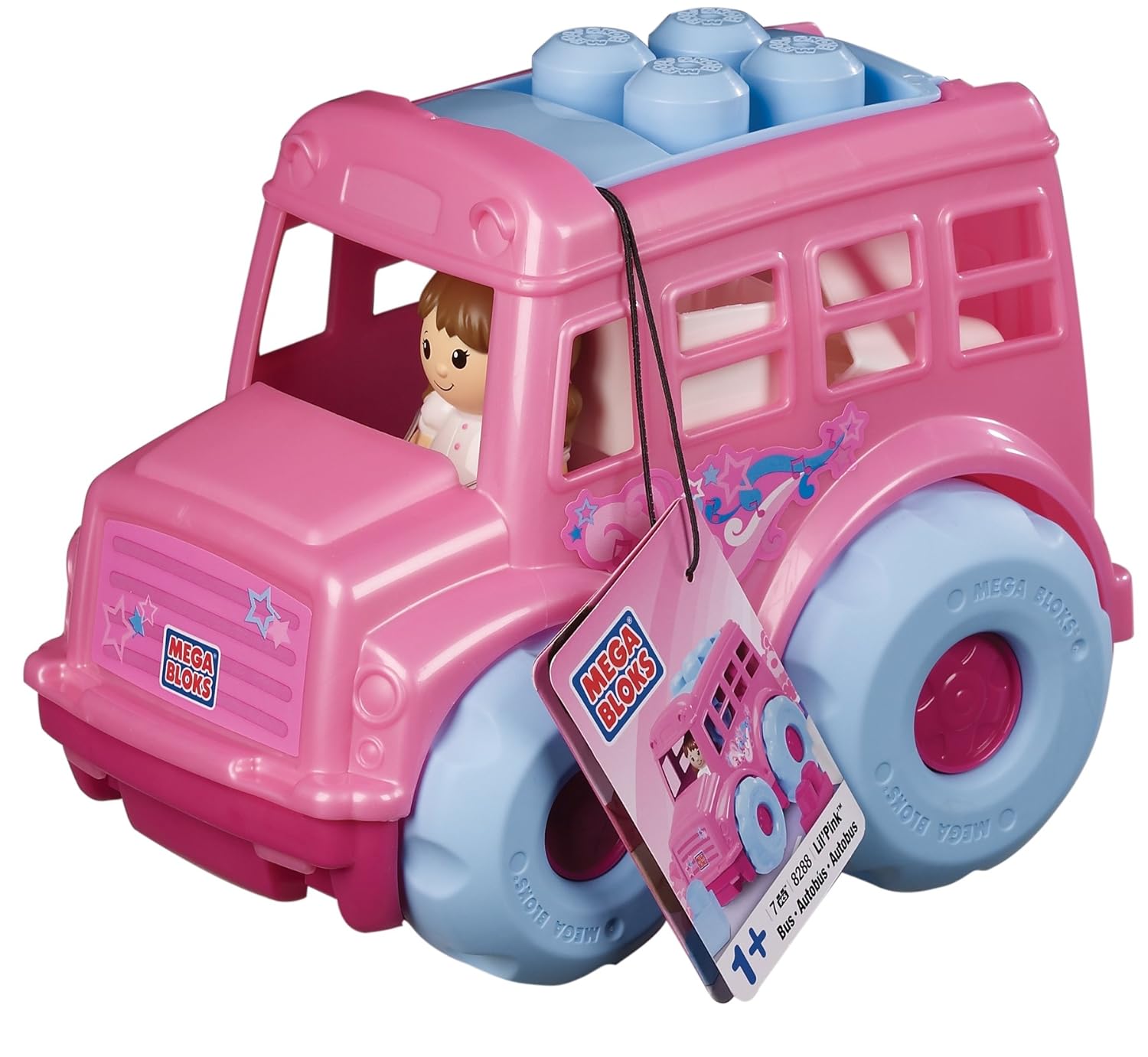 mega bloks pink car