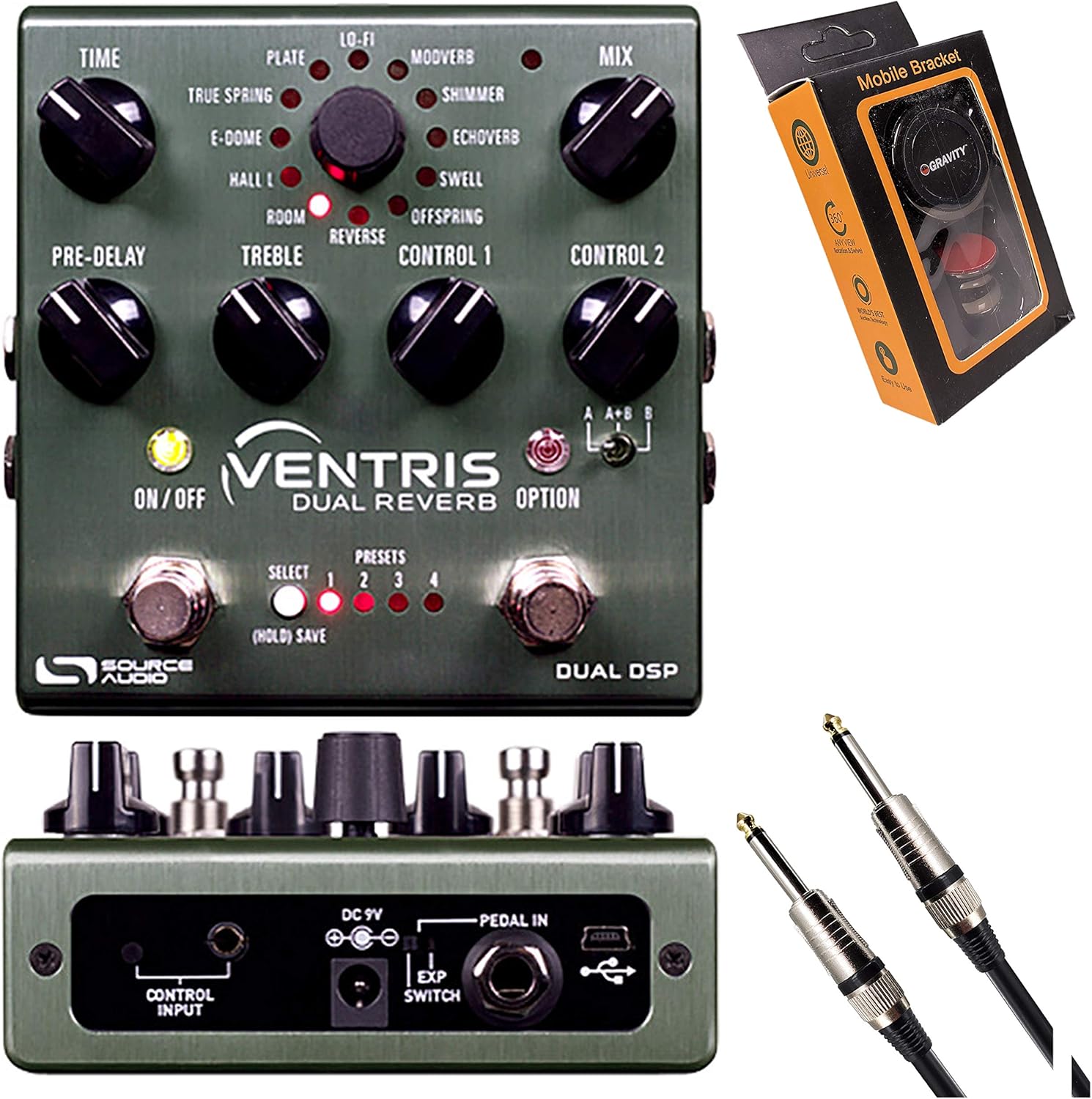 Source Audio Ventris 14Mode Dual Reverb Pedal with
