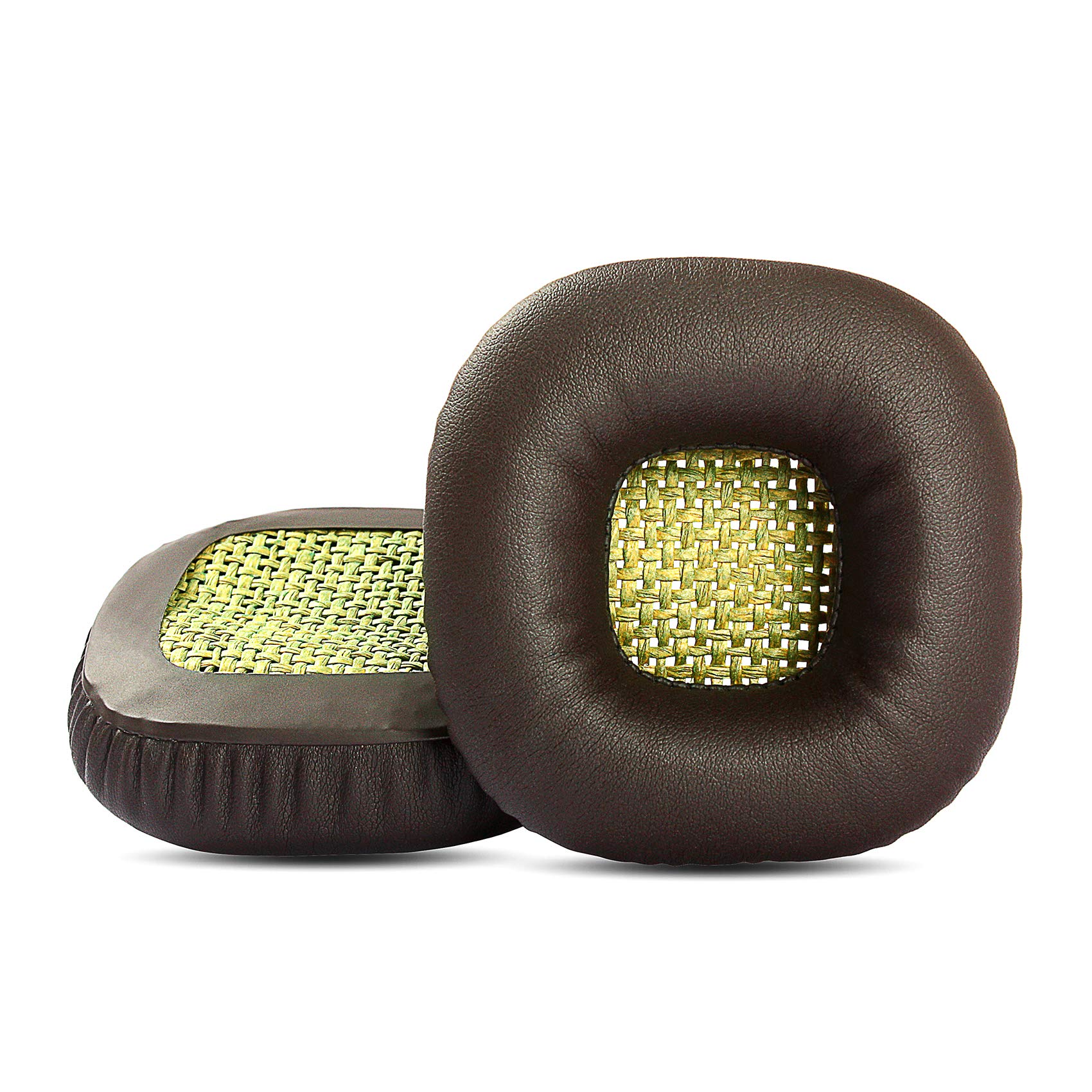 Replacement Ear Pads Pillow Earpads Foam Cushions Cover Repair Parts Compatible with Marshall Major On Ear Pro Stereo Headphones (Coffee)