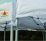 ABCCANOPY 10ft Canopy Rain Gutter for 10' x 10' Pop Up Tent - White view 3