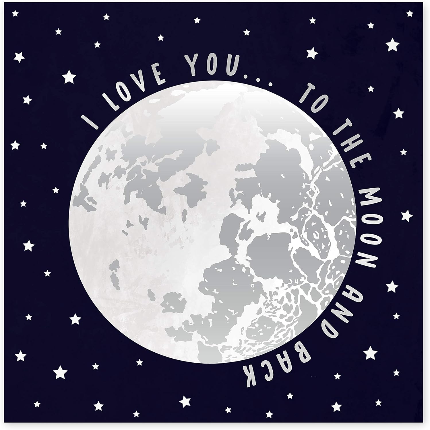Central 23, Fun Anniversary Card, 'Love You To The Moon & Back', Wedding Anniversary Card for Husband or Wife - Image 3