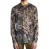 HOT SHOT Men’s Camo Hunting Long Sleeve Shirt – Quick Dry Performance Shirt