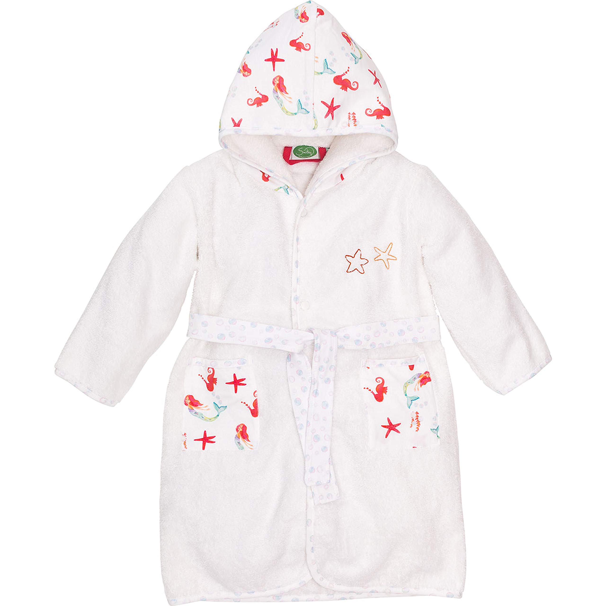 Smithy Coat Ocean I Pure Cotton Organic, White, 98/104