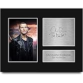 HWC Trading Christopher Eccleston Dr Who Gifts USL Printed Signed Autograph Picture for TV Show Fans - US Letter Size