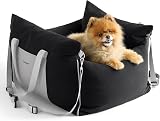 LE SURE Lesure Dog Car Seat Medium Waterproof Booster Seat with Storage view 1