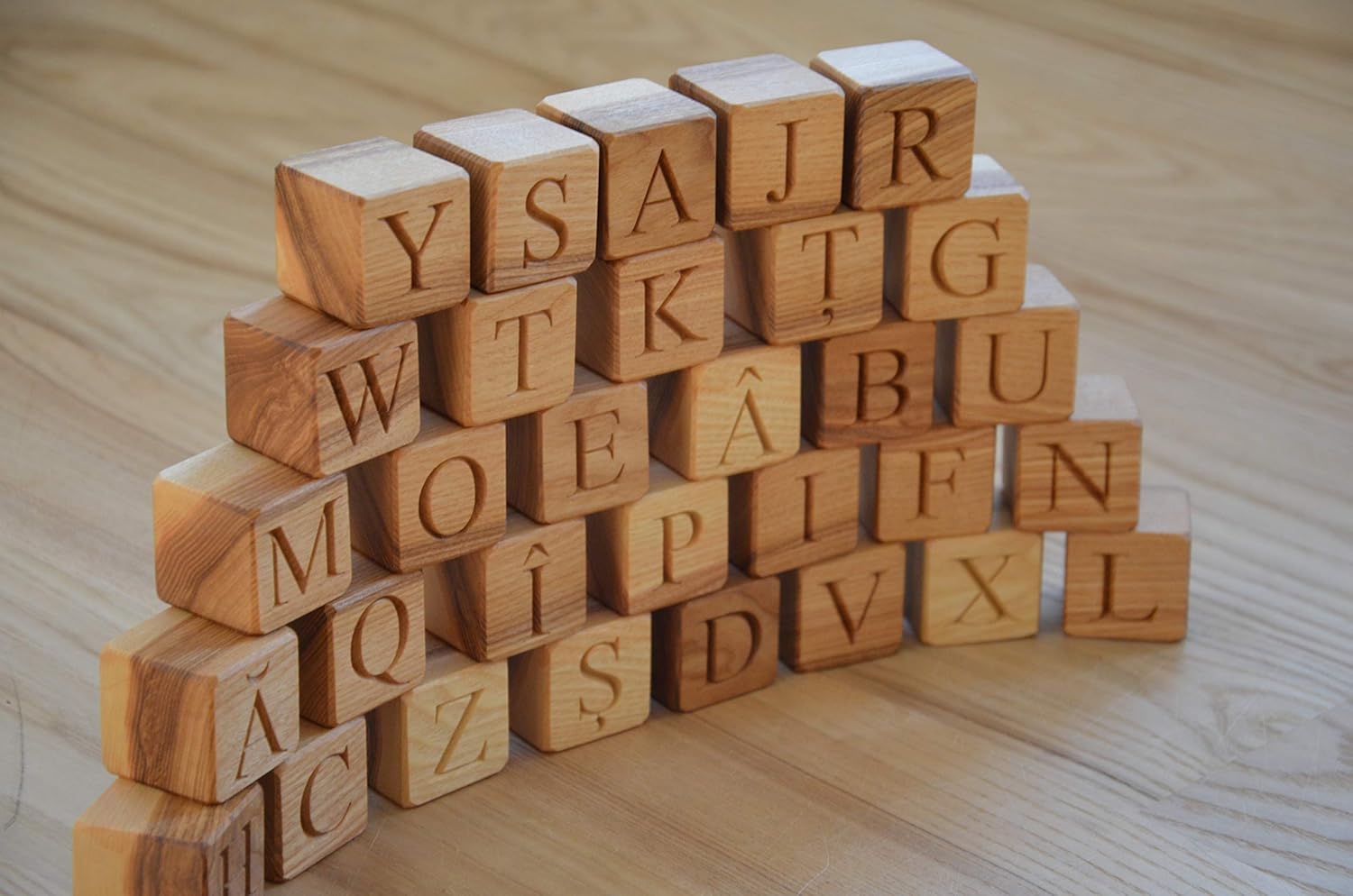 alphabet blocks for baby shower