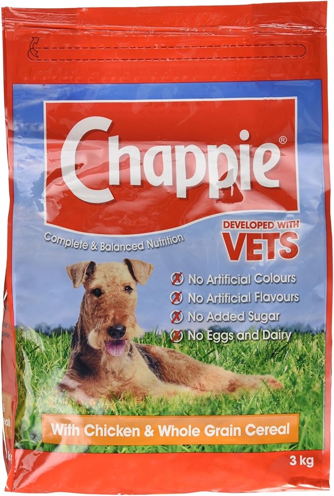 Chappie Dry Dog Food Complete and Balanced Nutrition with Chicken and