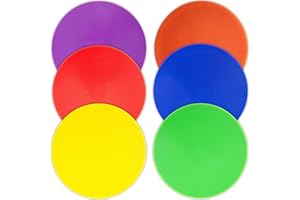 Vhxorrz Spot Markers 18 Pcs 9 Inch 10 Inch Non Slip Rubber Agility Markers for Football, Basketball Training Markers,School Activities, Exercise Drills