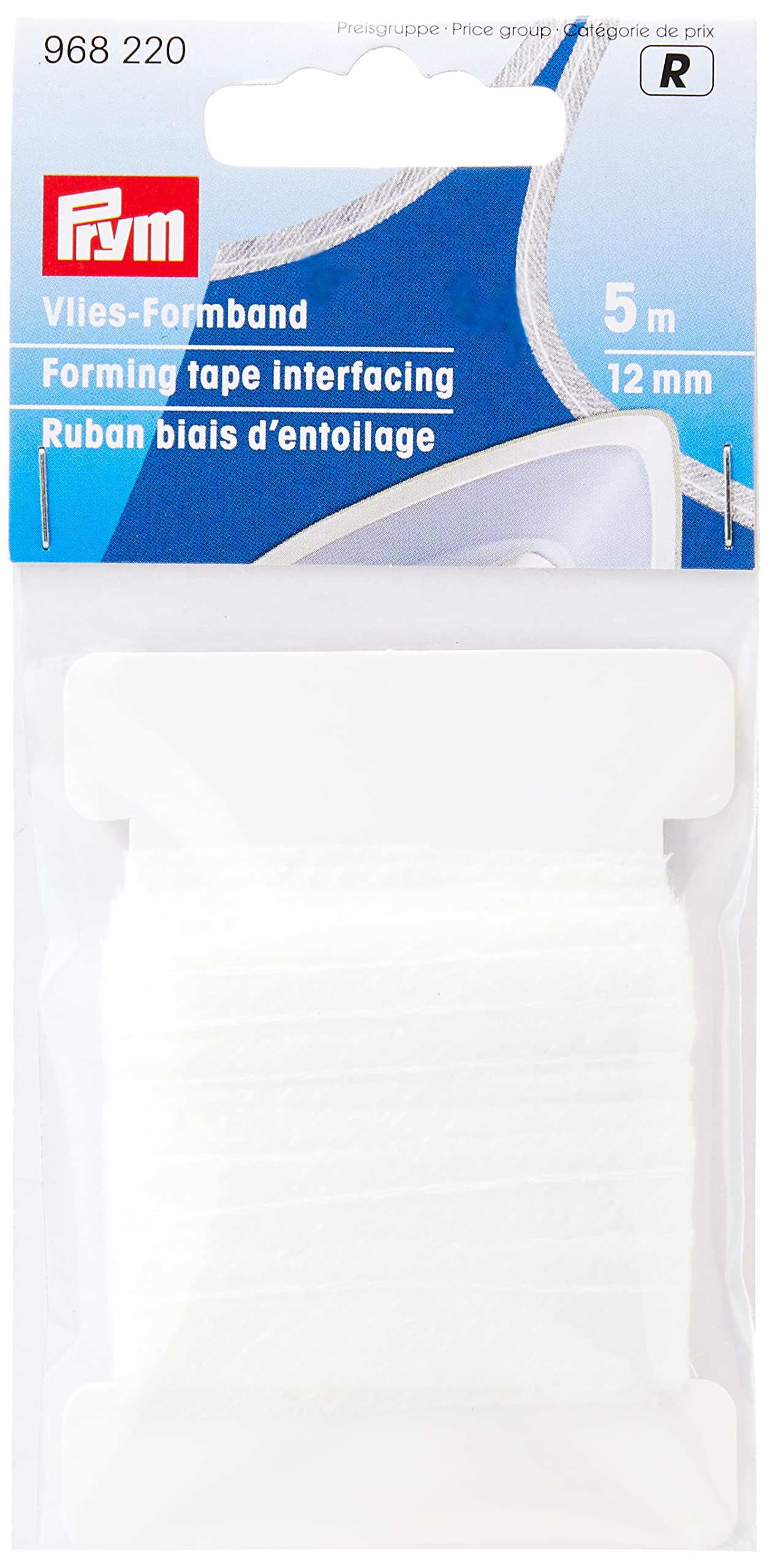 Prym Forming Tape interfacing, 12mm, White, 5m, 12, PRYM_968220-1