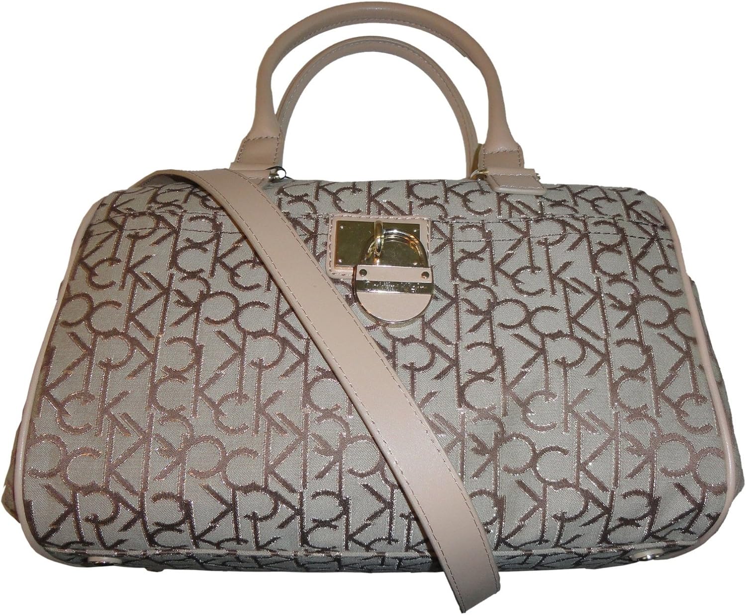 Women's Calvin Klein Purse Handbag Signature Logo Satchel