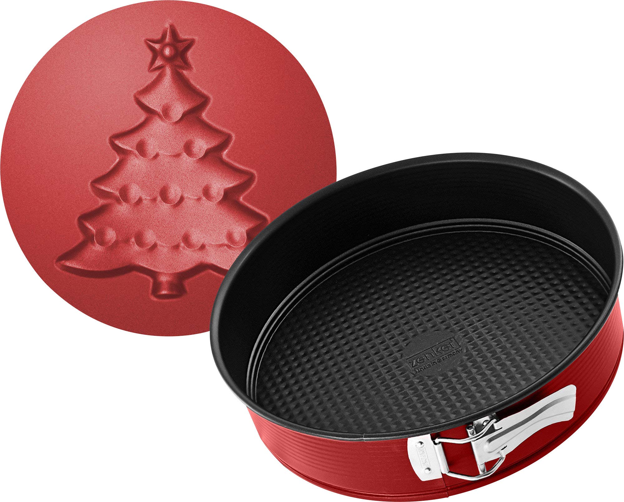 Zenker 6006 Springform Cake Tin Tree Iron Red
