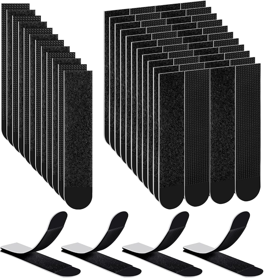 Ainiv 32 Pairs 64 Strips Large 93x19mm Adhesive Picture Hanging Strips
