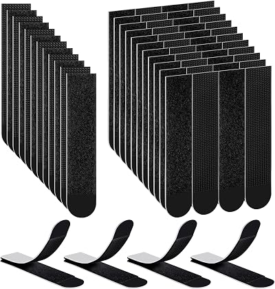 Ainiv 32 Pairs 64 Strips Large 93x19mm Adhesive Picture Hanging Strips