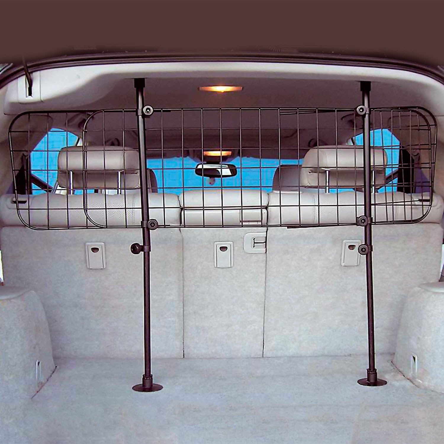 Fifth Gear Universal Deluxe Car Dog Guard Mesh Grill - Fits Most Cars