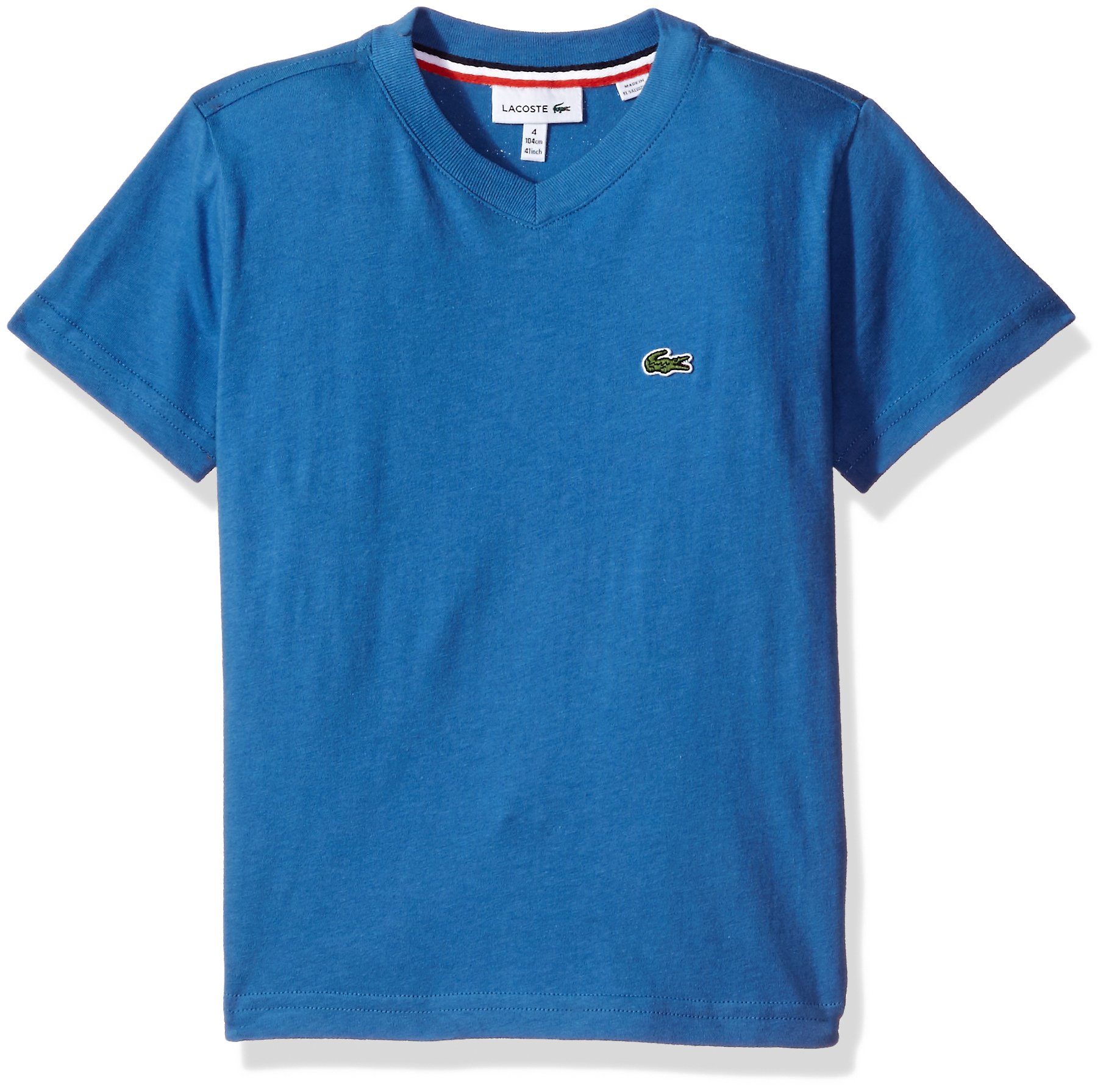 Lacoste Boys V-Neck Cotton T-Shirt T
