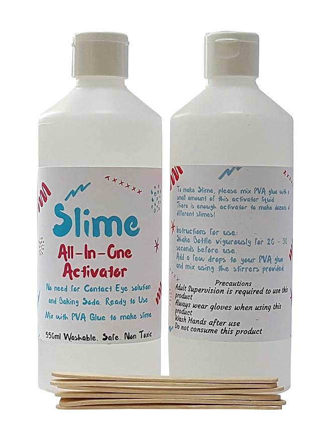 Ultimate 550ml Slime Activator Borax For Making all Slimes All In One