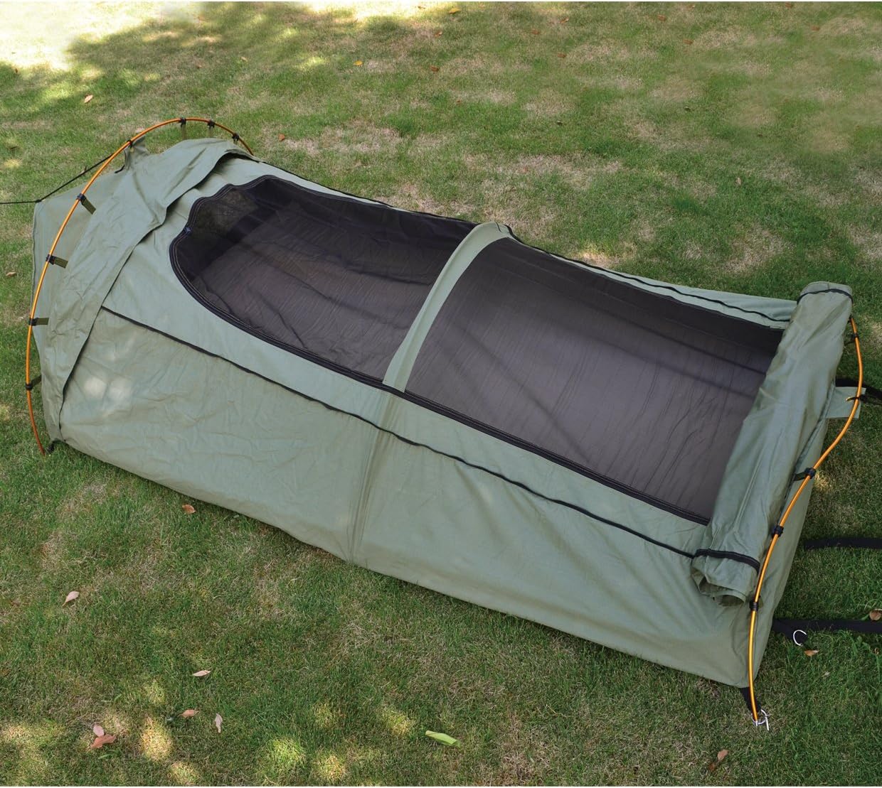 swag tent Strong Camel Anti-Tearing Venting Canvas Marquee Gazebo Aluminium Alloy Poles