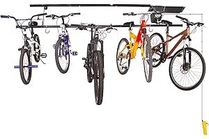 Garage Gator 68221 Motorized 8 Bike Lift, Black