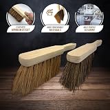 TDBS The Dustpan and Brush Store Twin Pack Soft & Stiff Hand Brushes Natural view 5