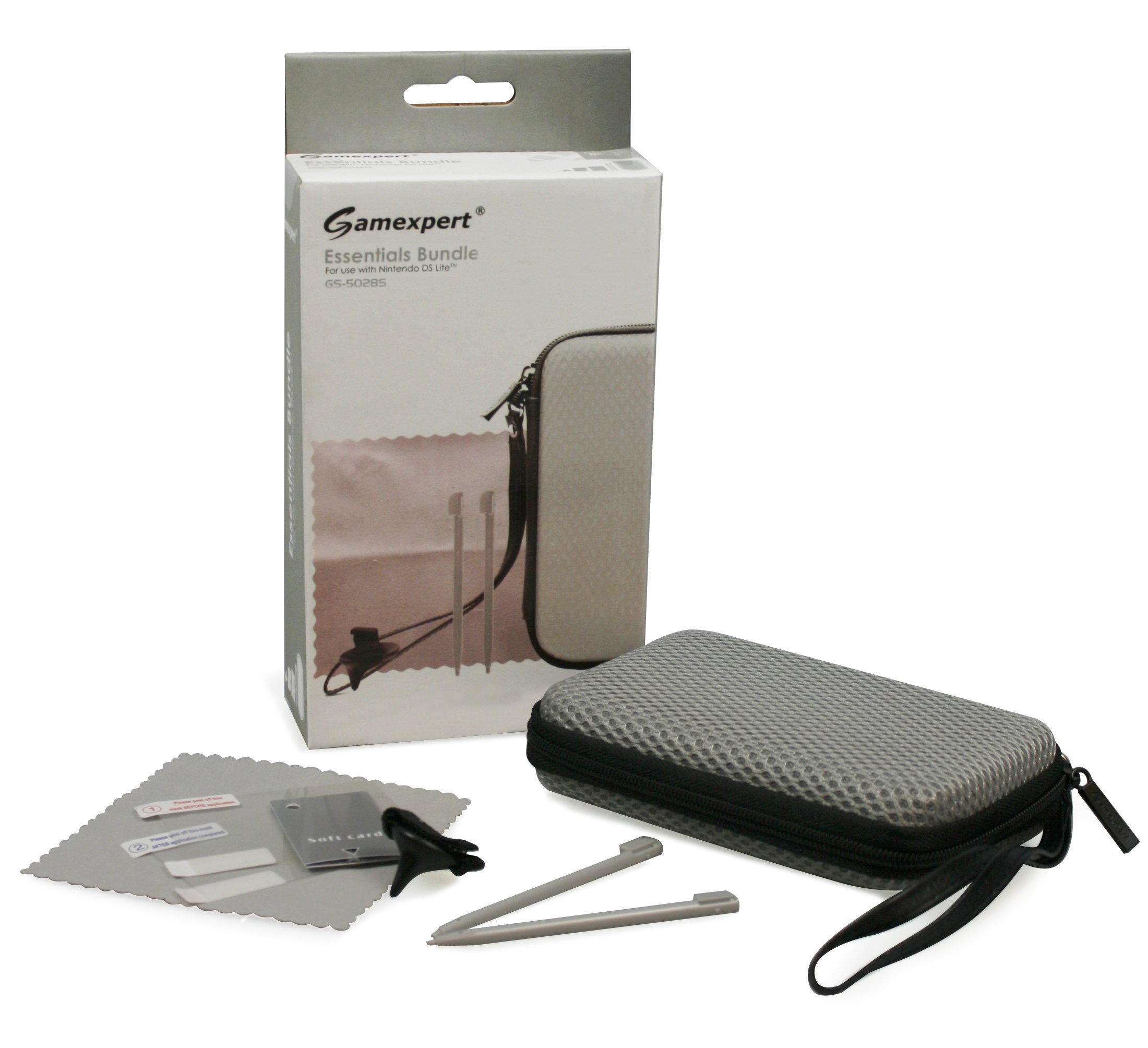 Gamexpert DS Lite Essentials Bundle - Silver (Nintendo DS)