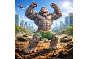 Wild Gorilla And Ginosaur War Game