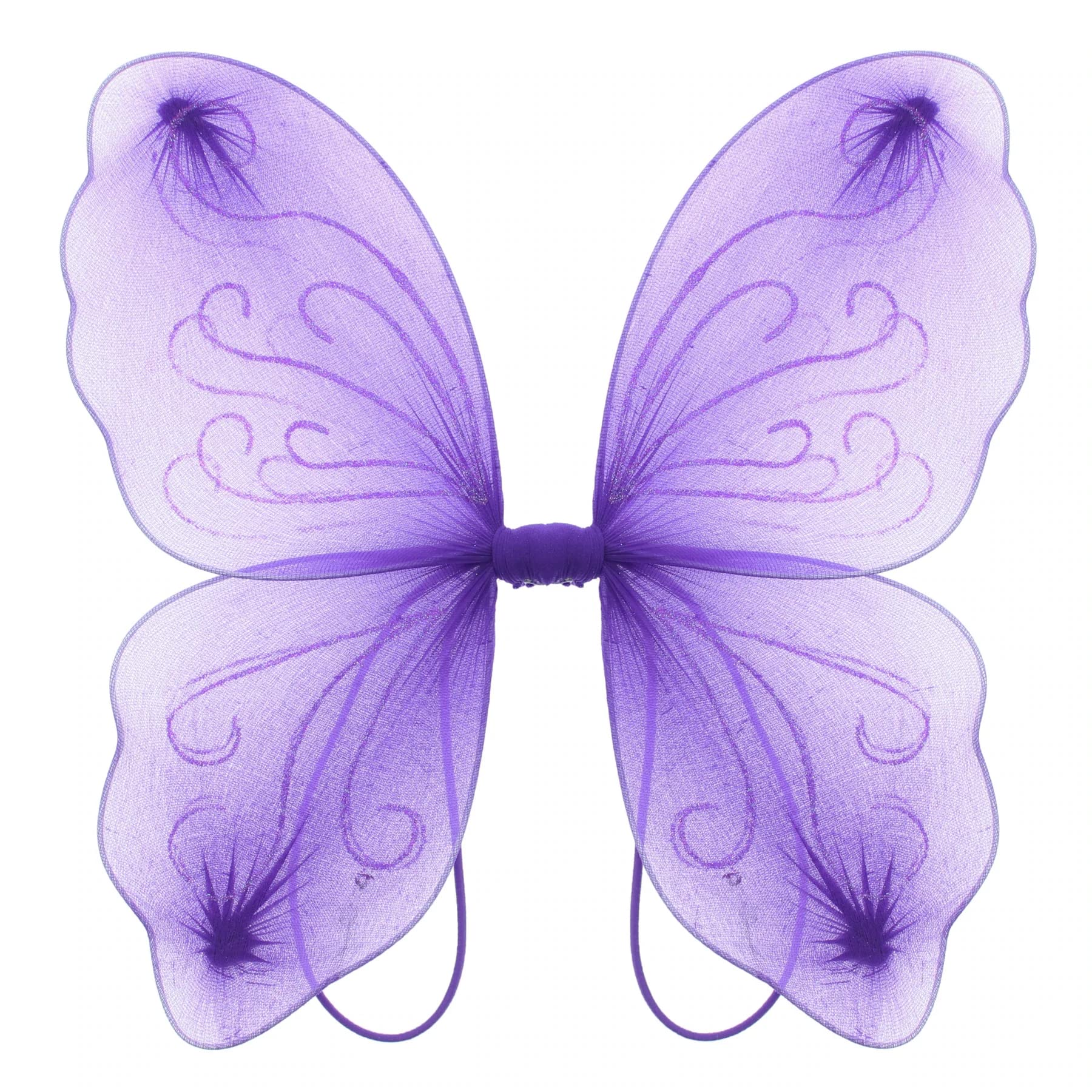 Topkids Accessories Wings Fairy Butterfly Pixie Tinkerbell Fancy Dress Outfit Girls Dressing Up Costume Baby Toddler Kids Childs Small Tiny Mini Toy Angel Fairywings (Purple)