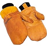 RefrigiWear Latex Dipped Insulated Cowhide Leather Mittens