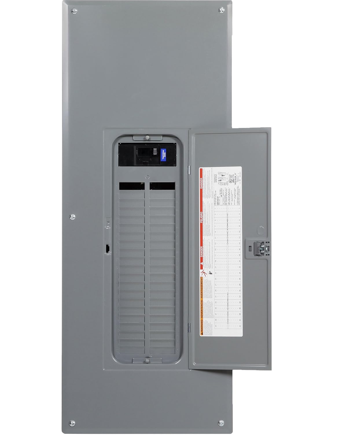 Square D by Schneider Electric QO Plug-On Neutral 200 Amp Main Breaker  42-Space 42-Circuit Indoor Load Center with Cover - - Amazon.com
