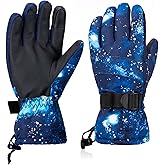 BOSONER Ski Snowboard Gloves, Waterproof Winter Warm Gloves, Cold Weather Touchscreen Snow Gloves for Mens, Womens, Kids Skiing,Snowboarding