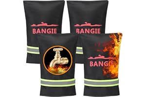 BANGIE Spigot Covers Winter Insulated, Outdoor Faucet Covers Freeze Protection, 420D Industrial Oxford Waterproof Faucet Cover (10"W x 6.7"H 4 PACK)