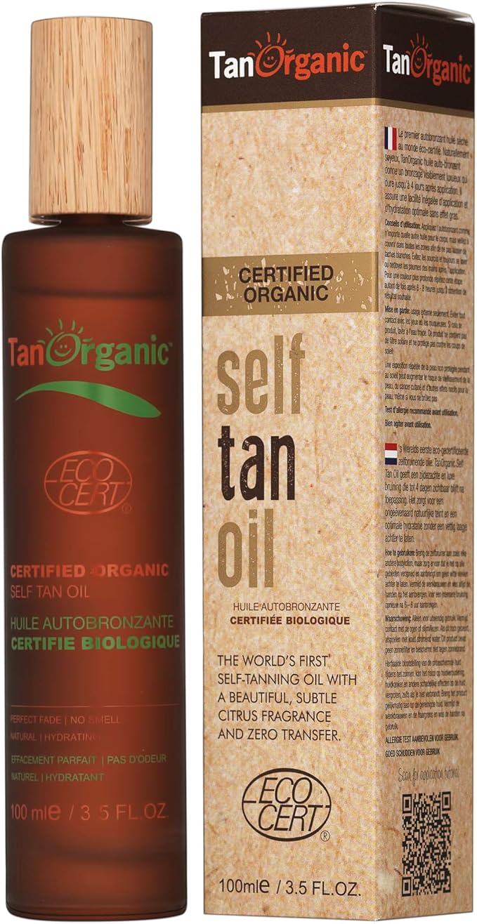 tan organic facial serum