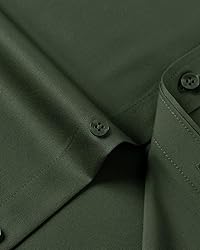 J.VER Men's Dress Shirts Solid Long Sleeve Stretch