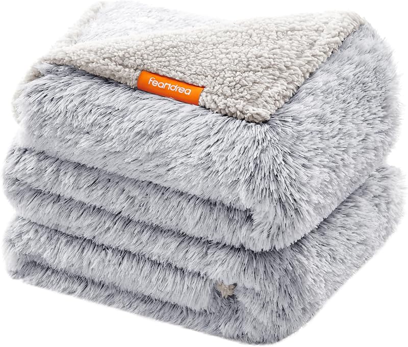 Feandrea XXL Waterproof Dog Blanket 203x152 cm Reversible Grey Ombré